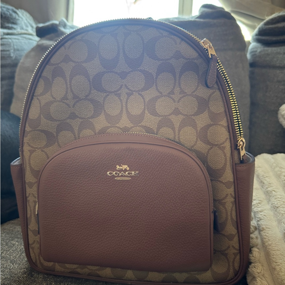 Coach Court Backpack in Signature Canvas